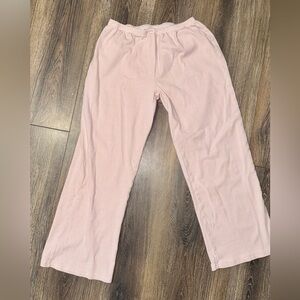 Brandy Melville Light Pink Striped Pants